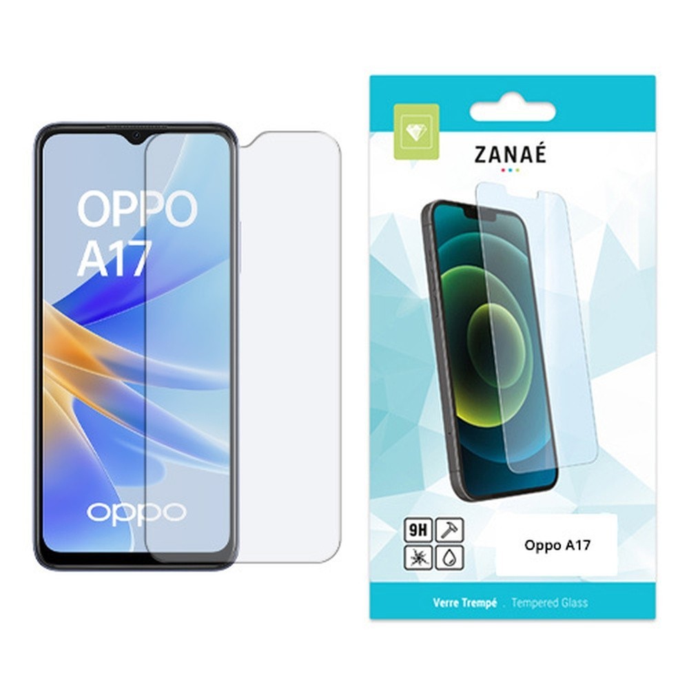 Film protecteur en verre trempé pour Oppo A17