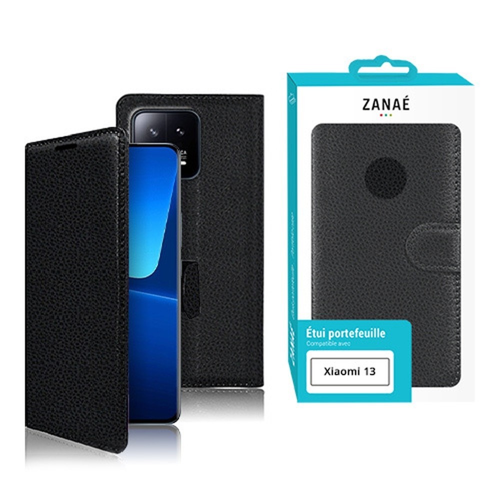 Zanae Wallet pour Xiaomi 13 en noir