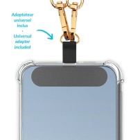 Chaîne-bijou Écailles de tortue L compatible avec tous les téléphones