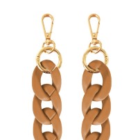 Chaîne-bijou gros maillons camel