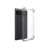 Coque silicone transparente renforcée pour Pixel 6a