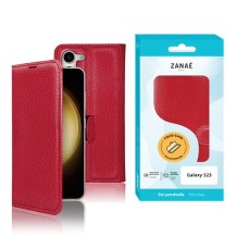 Etui Portefeuille Zanae rouge pour Galaxy S23
