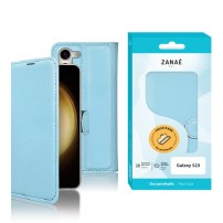 Etui Portefeuille Bleu Clair pour Galaxy S23
