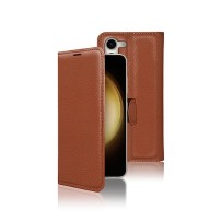 Etui Portefeuille Zanae Marron pour Galaxy S23