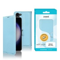 Etui portefeuille bleu clair pour Galaxy S23 Plus