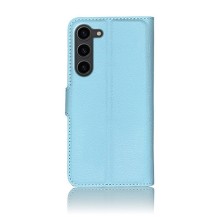 Etui portefeuille bleu clair pour Galaxy S23 Plus