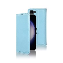 Etui portefeuille bleu clair pour Galaxy S23 Plus