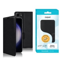 Etui Portefeuille Zanae pour Galaxy S23 Plus Noir