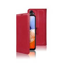 Étui portefeuille rouge pour Galaxy A14