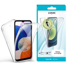 Coque 360 transparente pour Galaxy A14 4G et 5G