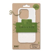 Coque biodégradable blanche compatible iPhone 14 Pro Max