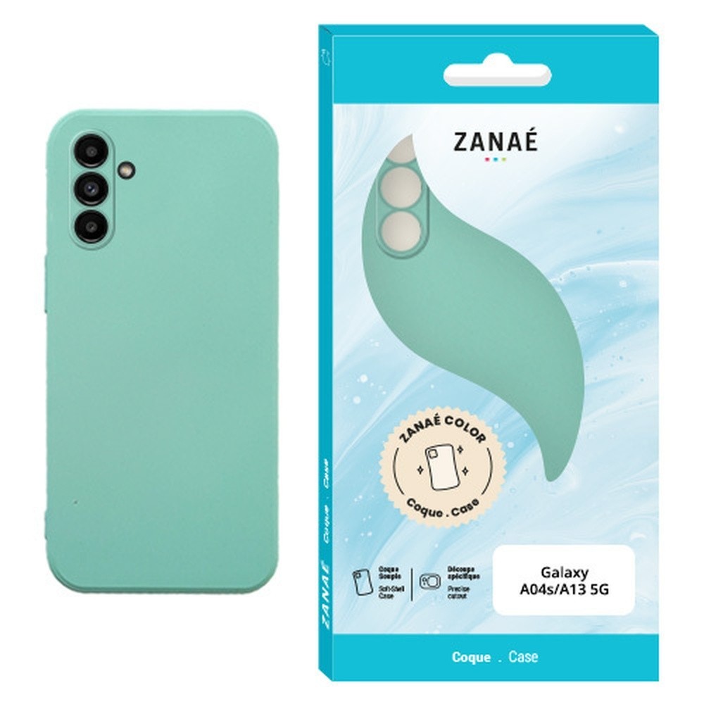 Image de la coque Zanae Color menthe pour Galaxy A04s et A13 5G