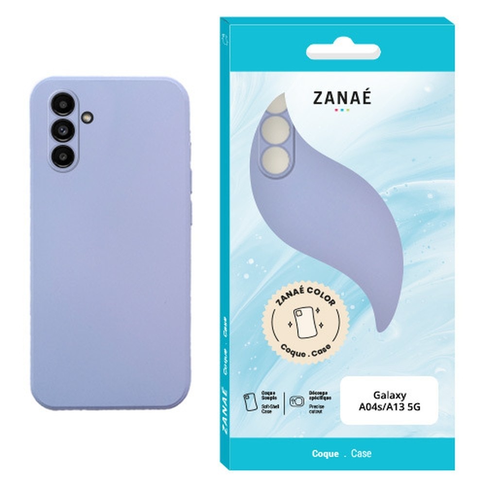 Coque Zanae Color Lilas pour Galaxy A04s et A13 5G