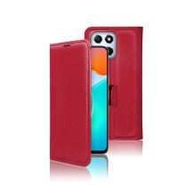 Étui portefeuille rouge Zanae pour Honor