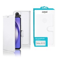 Etui Portefeuille Zanae blanc pour Galaxy A54 5G
