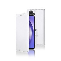 Etui Portefeuille Zanae blanc pour Galaxy A54 5G