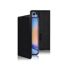 Image de l'étui portefeuille Zanae noir pour Galaxy A34 5G