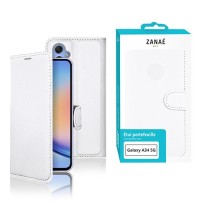 Etui portefeuille Zanae blanc pour Galaxy A34 5G