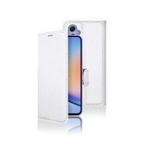 Etui portefeuille Zanae blanc pour Galaxy A34 5G