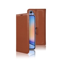 Etui Portefeuille Zanae couleur marron pour Galaxy A34 5G