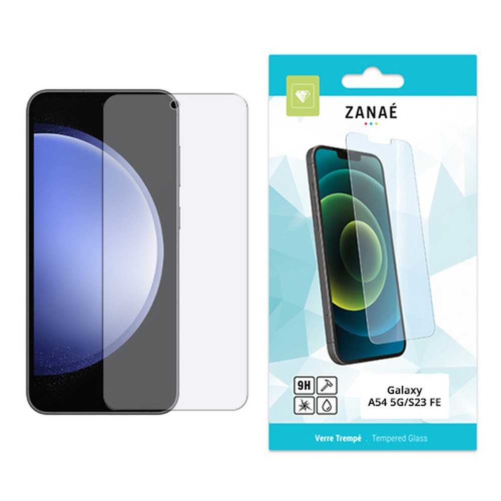 Film protecteur en verre trempé pour Galaxy A54 5G et S23 FE