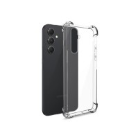 Coque silicone transparente avec coins renforcés pour Galaxy A54 5G