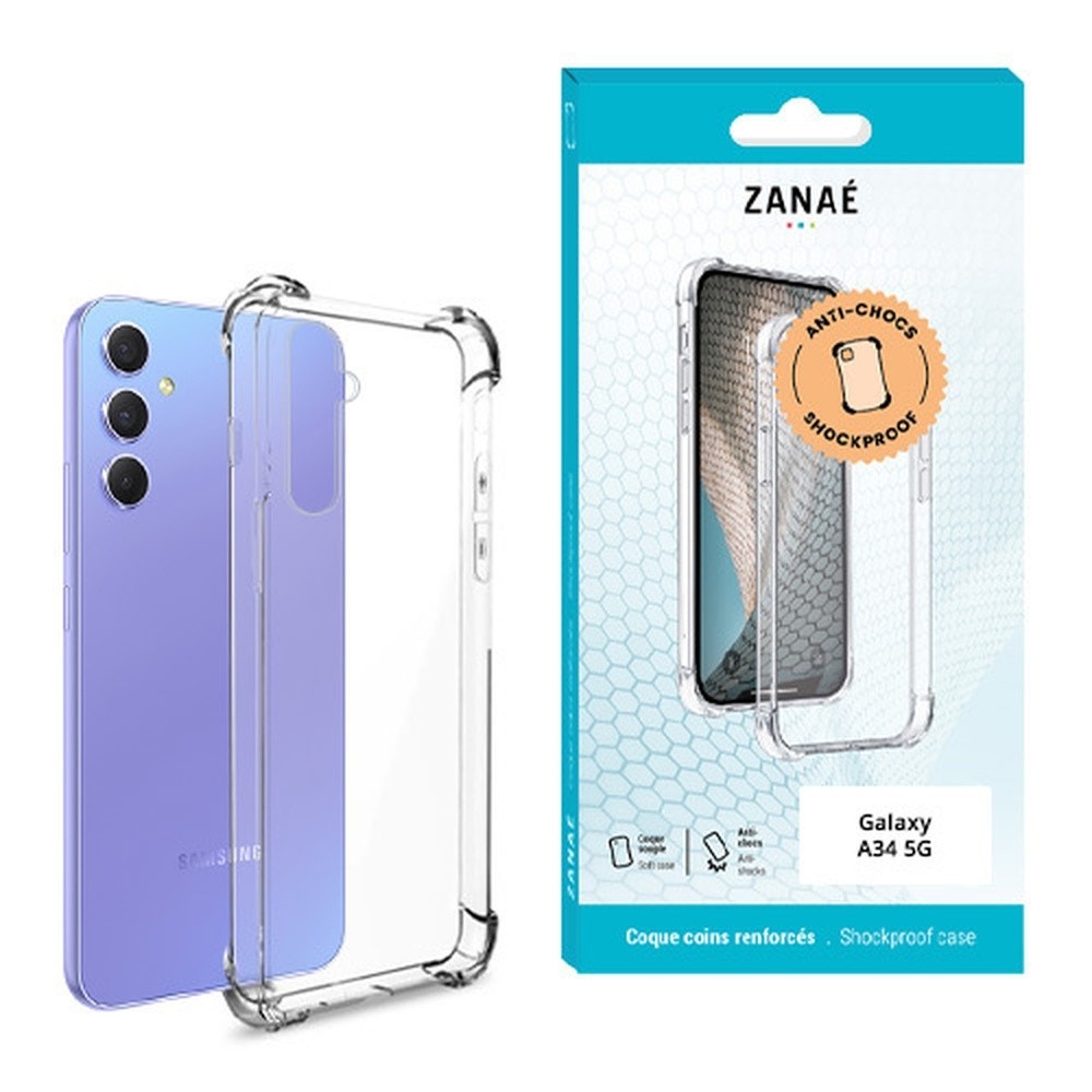 Coque Silicone Transparent Galaxy A34 5G