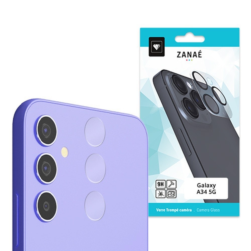 Verre trempé pour caméra Galaxy A34 5G