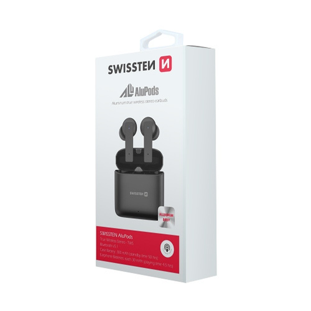 Ecouteurs bluetooth Alupods II Swissten