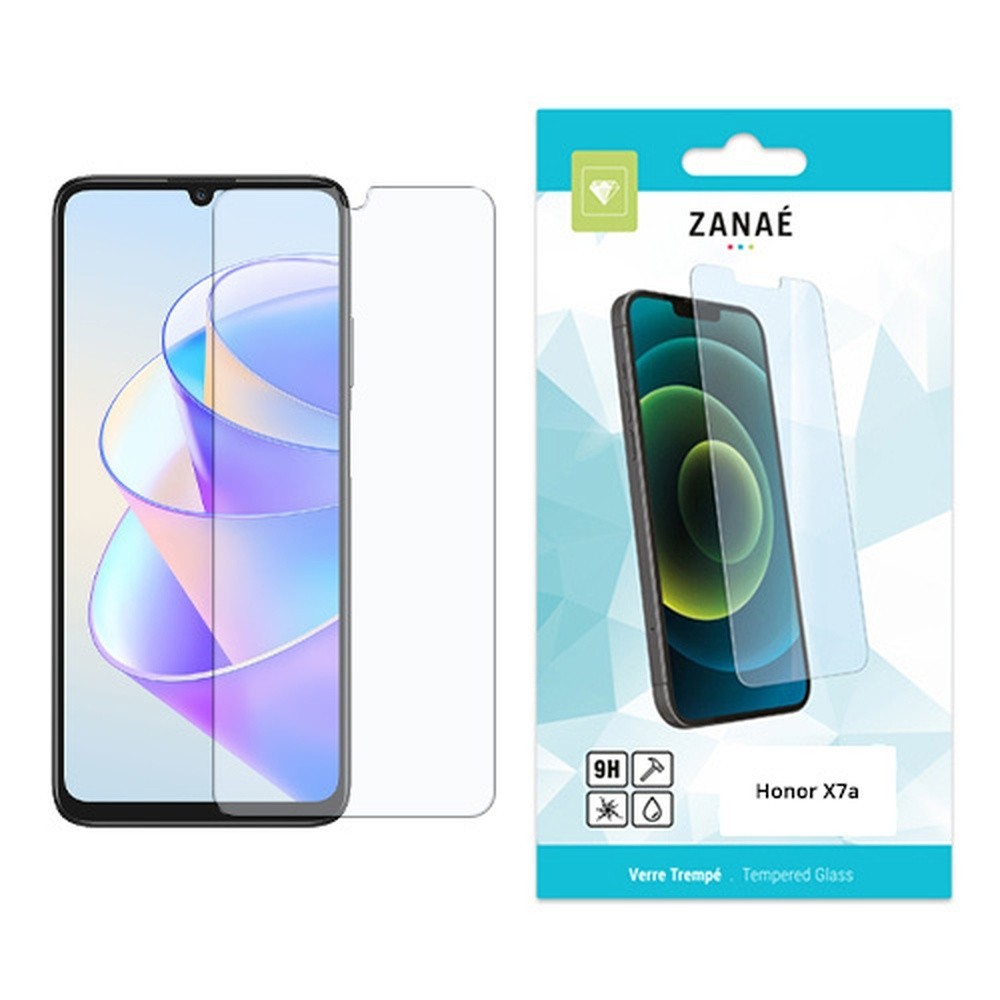 Film protecteur en verre trempé pour Honor X7a transparent