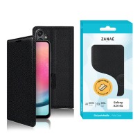Etui portefeuille Zanae noir pour Galaxy A24 4G