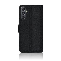 Etui portefeuille Zanae noir pour Galaxy A24 4G