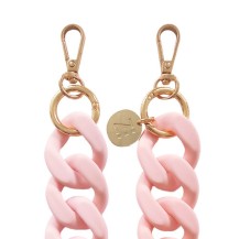 Chaine-bijou Marshmallow rose universel