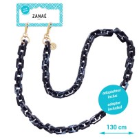 Chaîne-bijou Espresso noire universelle élégante