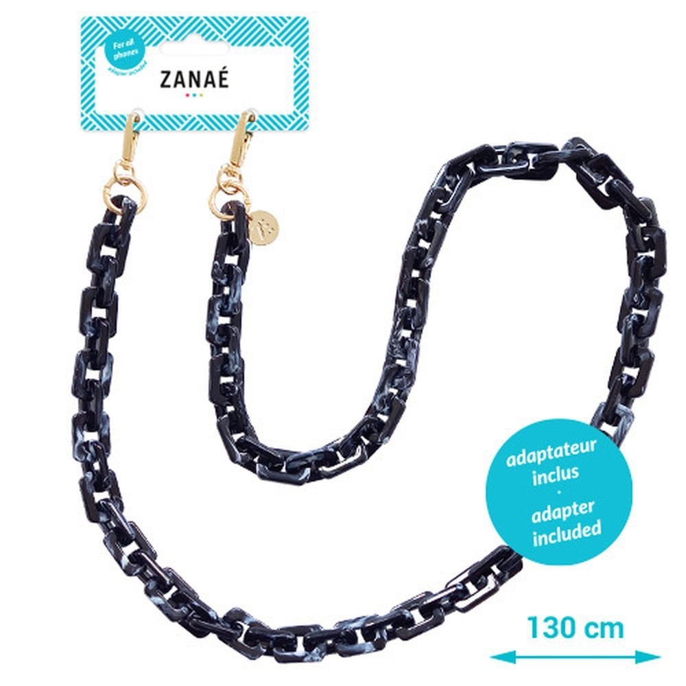 Chaîne-bijou Espresso noire universelle élégante