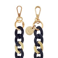 Chaîne-bijou Kepler et Gold noire taille S