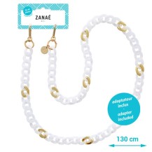 Chaine-bijou Precious Halley blanche universelle