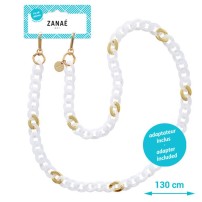 Chaine-bijou Precious Halley blanche universelle