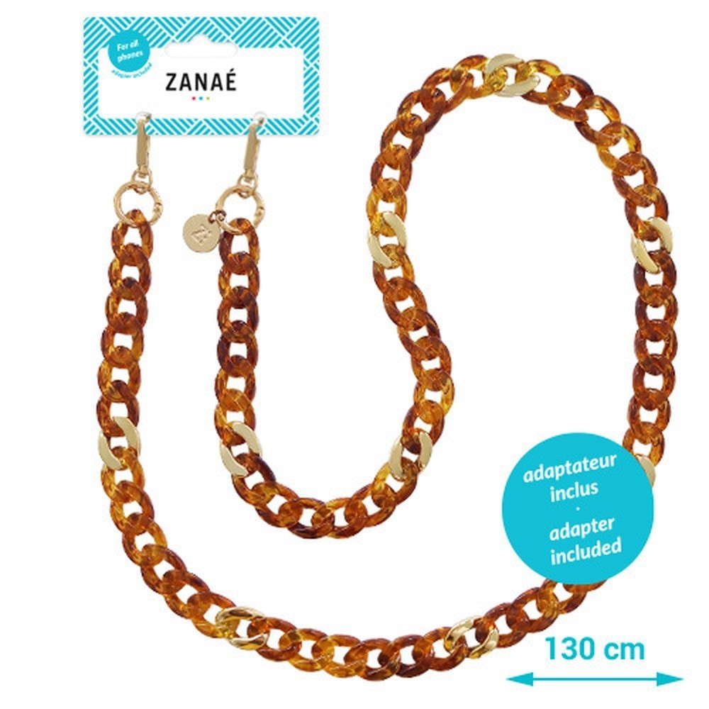 Chaîne-bijou Burning Sun de couleur crème