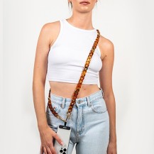 Chaîne-bijou Burning Sun de couleur crème