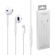 Écouteurs kit mains libres lightning blancs