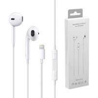 Écouteurs kit mains libres lightning blancs