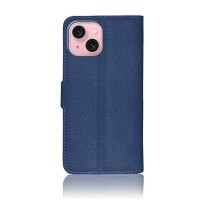 Etui Portefeuille Zanae iPhone 15 Marine