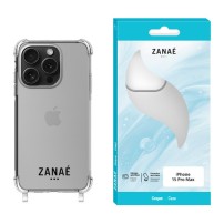Coque imprimée logo Zanae avec anneaux pour iPhone 15 Pro Max