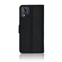 Etui Portefeuille Zanae noir pour Motorola E13