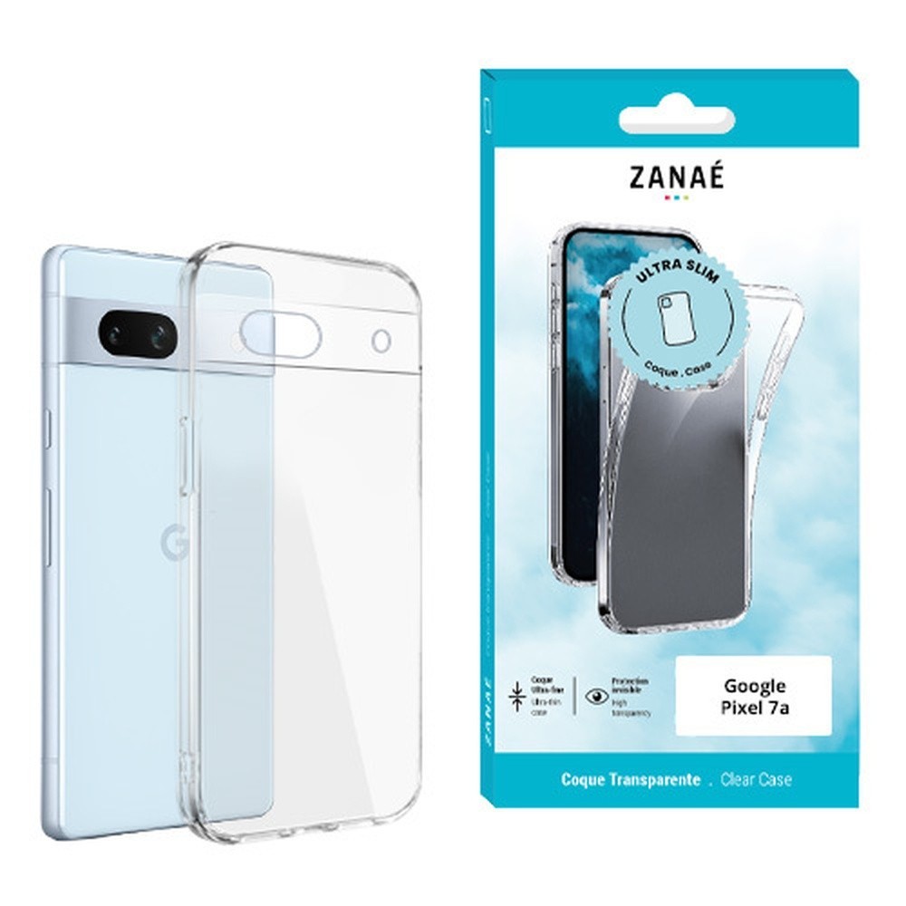 Coque Softgel transparente pour Google Pixel 7a