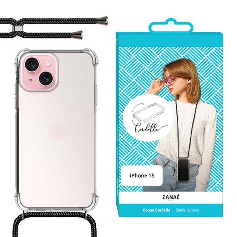 Coque Cordella transparente pour iPhone 15