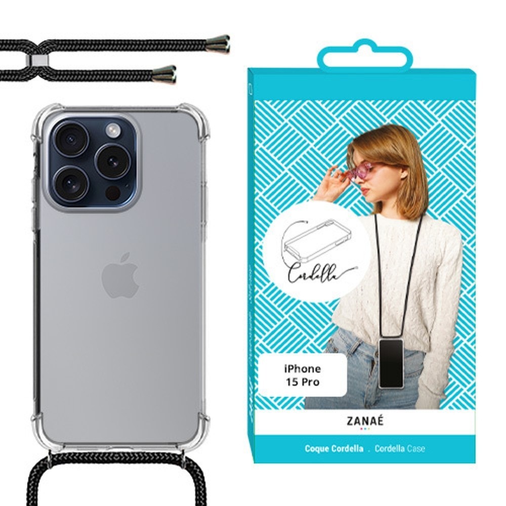 Coque Cordella transparente pour iPhone 15 Pro