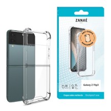 Coque silicone transparente renforcée pour Galaxy Z Flip3