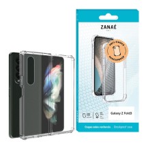 Coque en silicone transparent pour Galaxy Z Fold3 avec coins renforcés